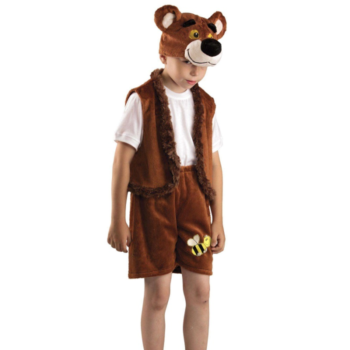 

Карнавалия Карнавальный костюм с вышивкой Медвежонок, Карнавальный костюм с вышивкой Медвежонок