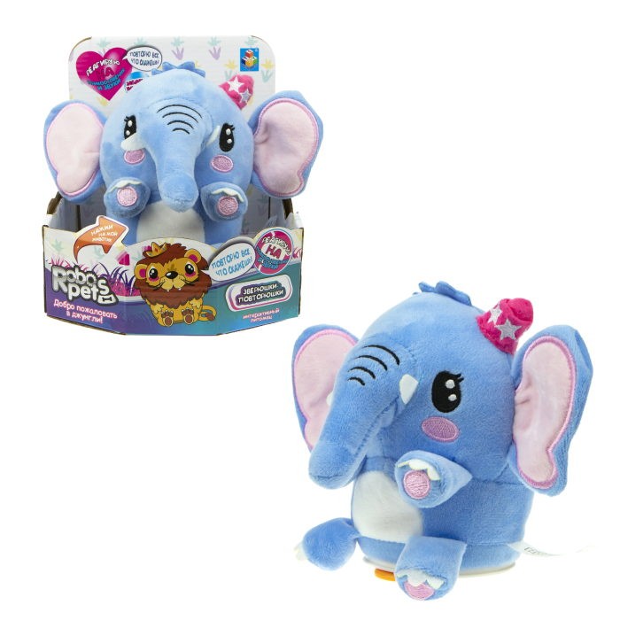 Интерактивная игрушка 1 Toy RoboPets Повторюшка Слоник, RoboPets Повторюшка Слоник
Интерактивная игрушка 1 Toy RoboPets Повторюшка Слоник, RoboPets Повторюшка Слоник