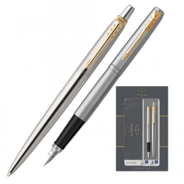 Parker Набор пишущих принадлежностей Jotter Stainless Steel Gt, Набор пишущих принадлежностей Jotter Stainless Steel Gt
Parker Набор пишущих принадлежностей Jotter Stainless Steel Gt, Набор пишущих принадлежностей Jotter Stainless Steel Gt