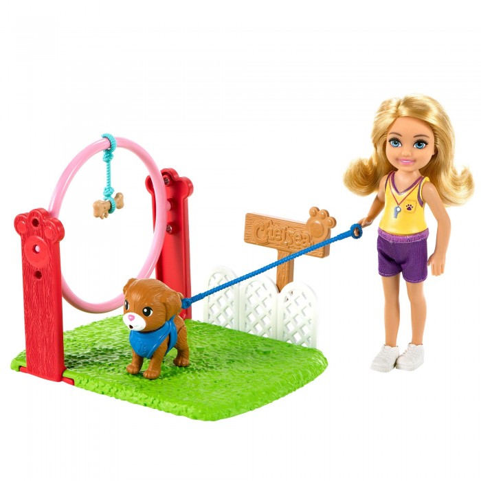 Barbie Игровой набор кукла Челси Дрессировщик собак с питомцем и игровой площадкой, Игровой набор кукла Челси Дрессировщик собак с питомцем и игровой площадкой
Barbie Игровой набор кукла Челси Дрессировщик собак с питомцем и игровой площадкой, Игровой набор кукла Челси Дрессировщик собак с питомцем и игровой площадкой