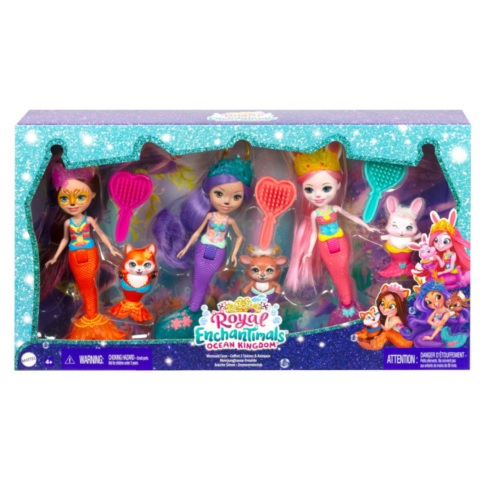 Enchantimals Набор из трех кукол Волшебные русалочки, Набор из трех кукол Волшебные русалочки
Enchantimals Набор из трех кукол Волшебные русалочки, Набор из трех кукол Волшебные русалочки