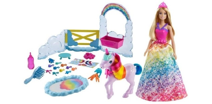 Barbie Набор игровой Дримтопия Кукла и единорог, Набор игровой Дримтопия Кукла и единорог
Barbie Набор игровой Дримтопия Кукла и единорог, Набор игровой Дримтопия Кукла и единорог