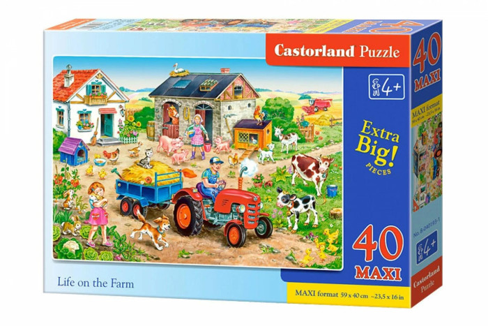 Castorland Пазлы MAXI Жизнь на ферме (40 элементов), Пазлы MAXI Жизнь на ферме (40 элементов)
Castorland Пазлы MAXI Жизнь на ферме (40 элементов), Пазлы MAXI Жизнь на ферме (40 элементов)