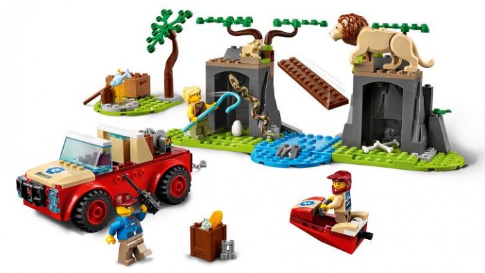 Конструктор Lego City Спасательный внедорожник для зверей, City Спасательный внедорожник для зверей
Конструктор Lego City Спасательный внедорожник для зверей, City Спасательный внедорожник для зверей
