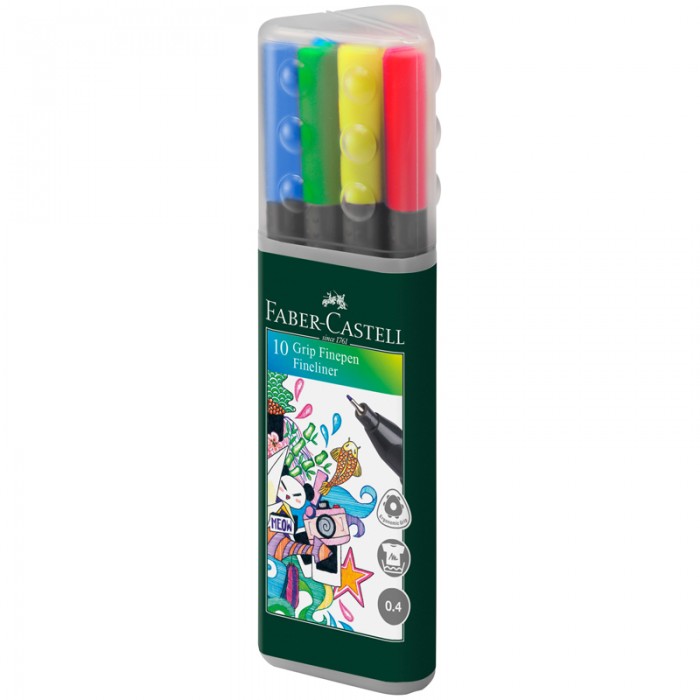 Faber-Castell Набор капиллярных ручек Grip Finepen 0.4 мм 10 цветов, Набор капиллярных ручек Grip Finepen 0.4 мм 10 цветов
Faber-Castell Набор капиллярных ручек Grip Finepen 0.4 мм 10 цветов, Набор капиллярных ручек Grip Finepen 0.4 мм 10 цветов