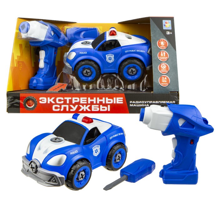 1 Toy Машинка Экстренные службы патрульная машина на радиоуправлении, Машинка Экстренные службы патрульная машина на радиоуправлении
1 Toy Машинка Экстренные службы патрульная машина на радиоуправлении, Машинка Экстренные службы патрульная машина на радиоуправлении