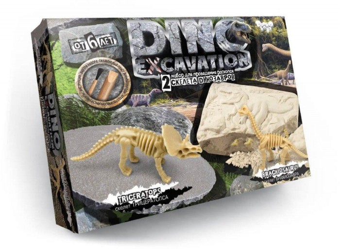 Danko Toys Набор для проведения раскопок Dino Excavation Динозавры (Трицератопс и Брахиозавр), Набор для проведения раскопок Dino Excavation Динозавры (Трицератопс и Брахиозавр)
Danko Toys Набор для проведения раскопок Dino Excavation Динозавры (Трицератопс и Брахиозавр), Набор для проведения раскопок Dino Excavation Динозавры (Трицератопс и Брахиозавр)