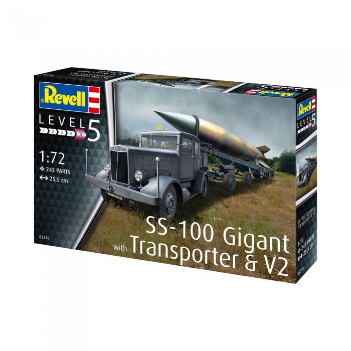 Revell Сборная модель Военная техника SS-100 Gigant + Transporter + V2, Сборная модель Военная техника SS-100 Gigant + Transporter + V2
Revell Сборная модель Военная техника SS-100 Gigant + Transporter + V2, Сборная модель Военная техника SS-100 Gigant + Transporter + V2