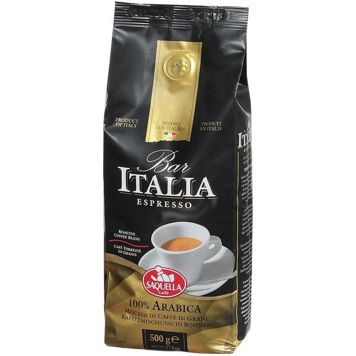 Saquella Кофе в зернах Bar Italia Espresso 100% Arabica 500 г, Кофе в зернах Bar Italia Espresso 100% Arabica 500 г
Saquella Кофе в зернах Bar Italia Espresso 100% Arabica 500 г, Кофе в зернах Bar Italia Espresso 100% Arabica 500 г