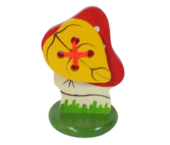 Деревянная игрушка RNToys Мухомор с листиком шнуровка на подставке, Мухомор с листиком шнуровка на подставке
Деревянная игрушка RNToys Мухомор с листиком шнуровка на подставке, Мухомор с листиком шнуровка на подставке