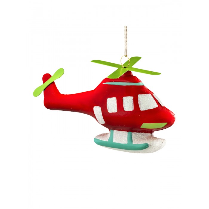

ErichKrause Ёлочная игрушка Decor Вертолет 14 см, Ёлочная игрушка Decor Вертолет 14 см
