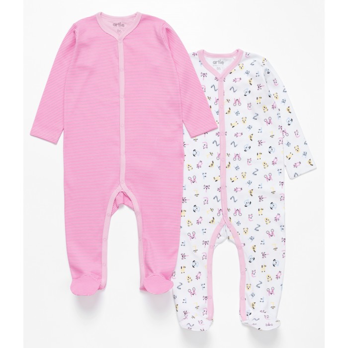 Artie Комбинезон для девочек Basic Babywear Полоски 2AK-611d 2 шт., Комбинезон для девочек Basic Babywear Полоски 2AK-611d 2 шт.
Artie Комбинезон для девочек Basic Babywear Полоски 2AK-611d 2 шт., Комбинезон для девочек Basic Babywear Полоски 2AK-611d 2 шт.