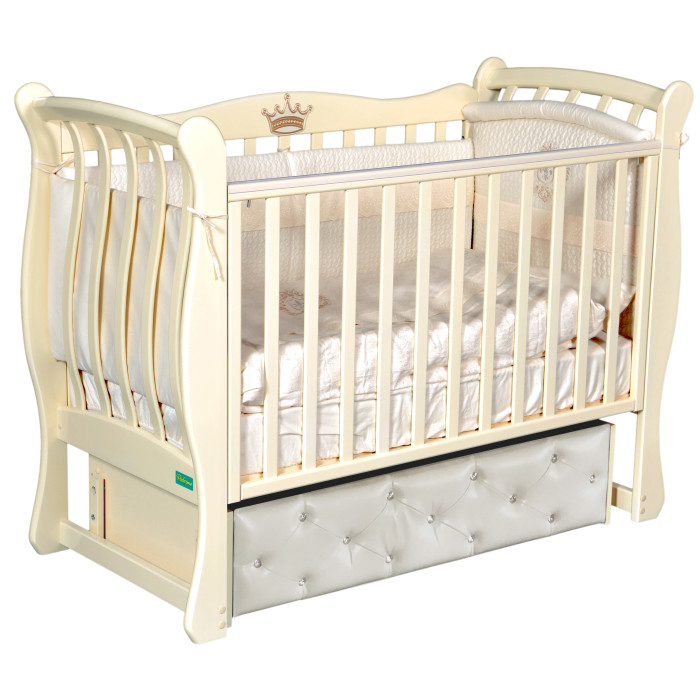 Детская кроватка Palermo Ariel Elegance Premium мягкий фасад, автостенка, ящик (универсальный маятник), Ariel Elegance Premium мягкий фасад, автостенка, ящик (универсальный маятник)
Детская кроватка Palermo Ariel Elegance Premium мягкий фасад, автостенка, ящик (универсальный маятник), Ariel Elegance Premium мягкий фасад, автостенка, ящик (универсальный маятник)