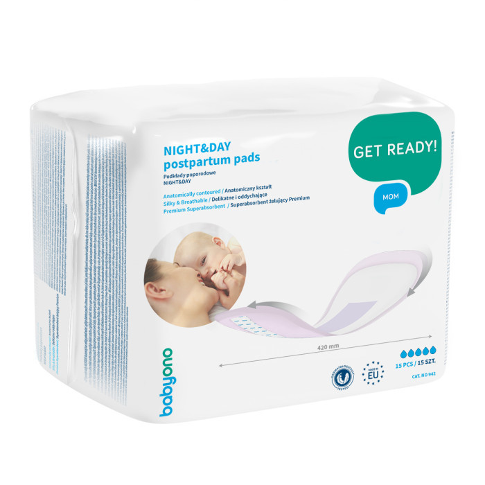 BabyOno Прокладки послеродовые Night&Day 15 шт. 4 упаковки, Прокладки послеродовые Night&Day 15 шт. 4 упаковки
BabyOno Прокладки послеродовые Night&Day 15 шт. 4 упаковки, Прокладки послеродовые Night&Day 15 шт. 4 упаковки