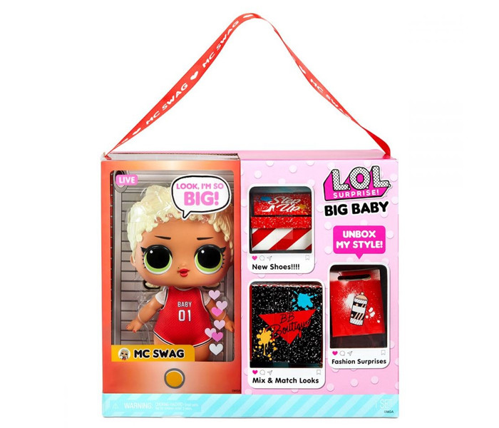 L.O.L. Surprise! Игрушка Большая кукла M.C. Swag 28 см, Игрушка Большая кукла M.C. Swag 28 см
L.O.L. Surprise! Игрушка Большая кукла M.C. Swag 28 см, Игрушка Большая кукла M.C. Swag 28 см