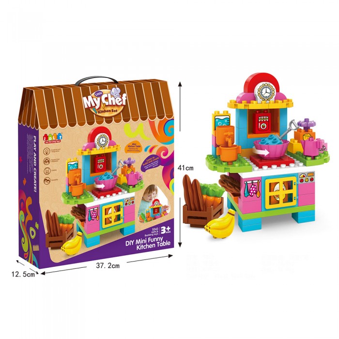 Конструктор Pituso Кухонный столик (63 элемента), Кухонный столик (63 элемента)
Конструктор Pituso Кухонный столик (63 элемента), Кухонный столик (63 элемента)