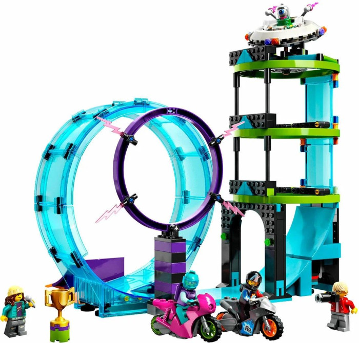 Конструктор Lego City Stuntz Главное каскадерское испытание (385 деталей), City Stuntz Главное каскадерское испытание (385 деталей)
Конструктор Lego City Stuntz Главное каскадерское испытание (385 деталей), City Stuntz Главное каскадерское испытание (385 деталей)