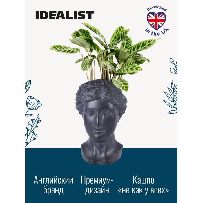 Idealist Lite Кашпо для цветов Античная голова 29х27х24 см 95 л, Кашпо для цветов Античная голова 29х27х24 см 95 л
Idealist Lite Кашпо для цветов Античная голова 29х27х24 см 95 л, Кашпо для цветов Античная голова 29х27х24 см 95 л