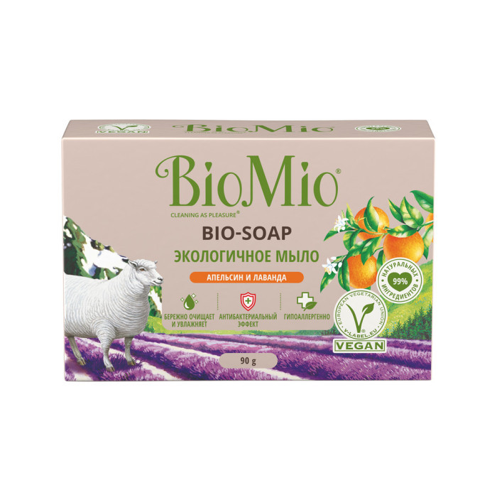 BioMio Мыло экологичное Апельсин и Лаванда 90 г 10 шт., Мыло экологичное Апельсин и Лаванда 90 г 10 шт.
BioMio Мыло экологичное Апельсин и Лаванда 90 г 10 шт., Мыло экологичное Апельсин и Лаванда 90 г 10 шт.