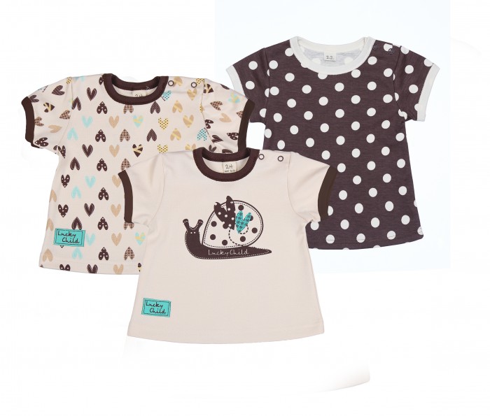 Lucky Child Футболка короткий рукав для девочки Улитки 30-138-3 3 шт., Футболка короткий рукав для девочки Улитки 30-138-3 3 шт.
Lucky Child Футболка короткий рукав для девочки Улитки 30-138-3 3 шт., Футболка короткий рукав для девочки Улитки 30-138-3 3 шт.