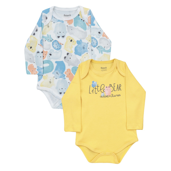 Mini World Боди для новорожденного 2 шт. MW16318, Боди для новорожденного 2 шт. MW16318
Mini World Боди для новорожденного 2 шт. MW16318, Боди для новорожденного 2 шт. MW16318