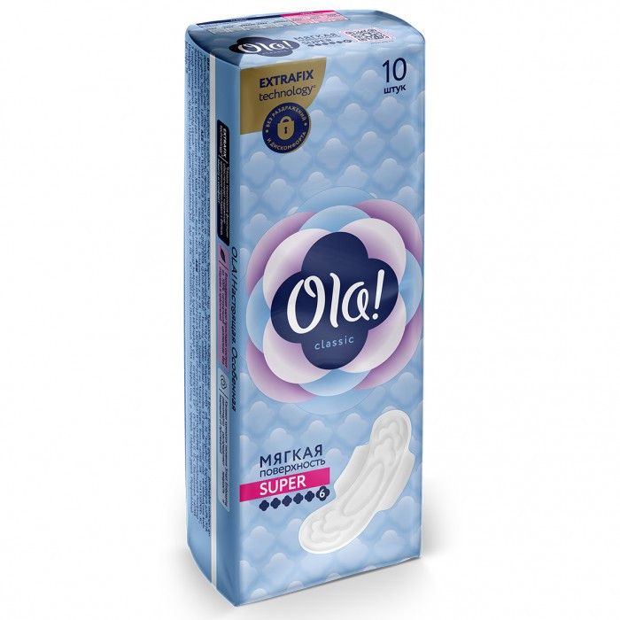 Ola! CLASSIC WINGS SUPER Прокладки женские гигиенические Мягкая поверхность 10 шт. 10 упаковок, CLASSIC WINGS SUPER Прокладки женские гигиенические Мягкая поверхность 10 шт. 10 упаковок
Ola! CLASSIC WINGS SUPER Прокладки женские гигиенические Мягкая поверхность 10 шт. 10 упаковок, CLASSIC WINGS SUPER Прокладки женские гигиенические Мягкая поверхность 10 шт. 10 упаковок