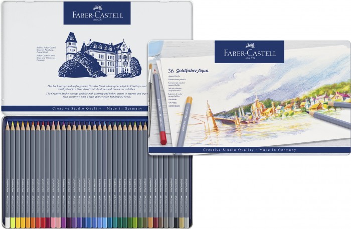 Faber-Castell Акварельные карандаши Goldfaber Aqua в металлической коробке 36 шт., Акварельные карандаши Goldfaber Aqua в металлической коробке 36 шт.
Faber-Castell Акварельные карандаши Goldfaber Aqua в металлической коробке 36 шт., Акварельные карандаши Goldfaber Aqua в металлической коробке 36 шт.
