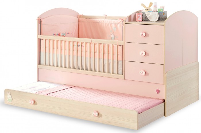 Кроватка-трансформер Cilek Baby Girl с выдвижным спальным местом 130х80/180х80 см, Baby Girl с выдвижным спальным местом 130х80/180х80 см
Кроватка-трансформер Cilek Baby Girl с выдвижным спальным местом 130х80/180х80 см, Baby Girl с выдвижным спальным местом 130х80/180х80 см