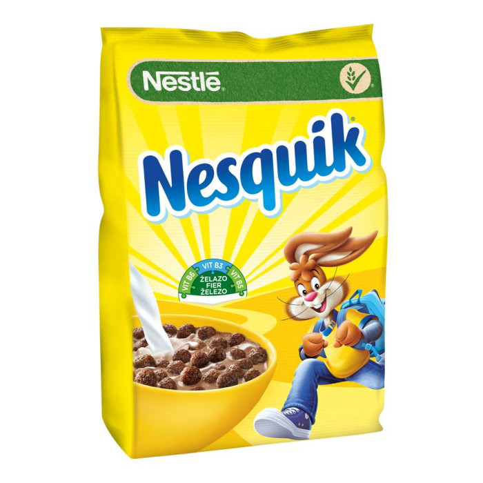 

Nestle Готовый завтрак Шоколадные шарики Nesquik 500 г, Готовый завтрак Шоколадные шарики Nesquik 500 г