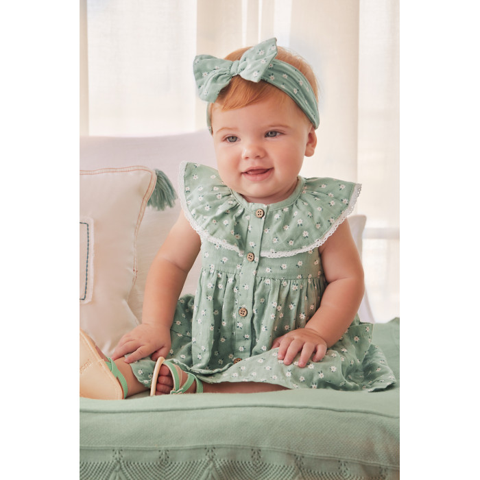 Mayoral Newborn Боди-платье и повязка для девочки, Newborn Боди-платье и повязка для девочки
Mayoral Newborn Боди-платье и повязка для девочки, Newborn Боди-платье и повязка для девочки