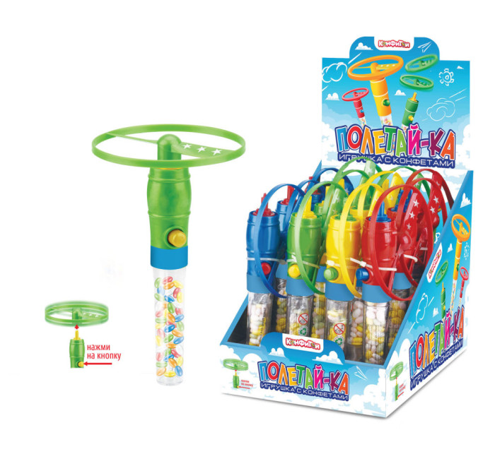 Конфитой Игрушка с конфетами Полетай-ка 12 шт., Игрушка с конфетами Полетай-ка 12 шт.
Конфитой Игрушка с конфетами Полетай-ка 12 шт., Игрушка с конфетами Полетай-ка 12 шт.