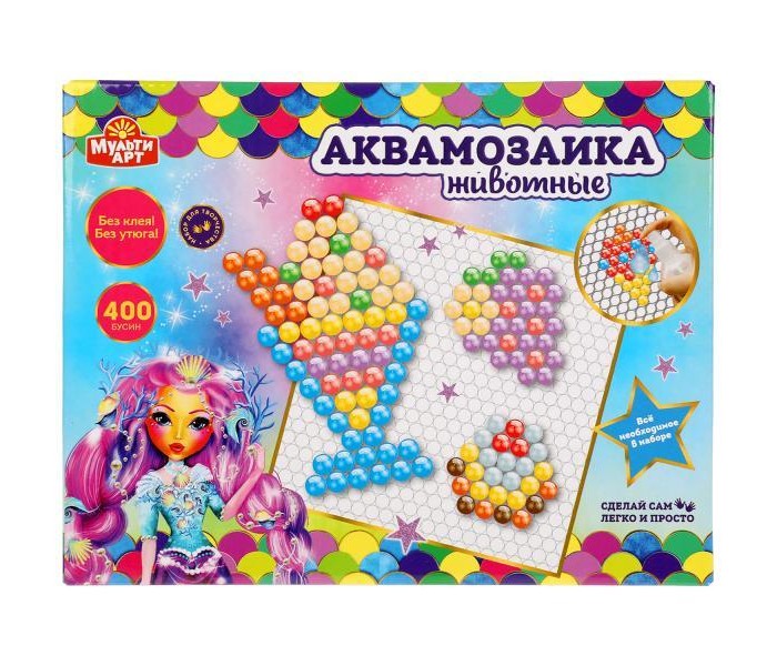 Multiart Аквамозаика Вкусные десерты 400 бусин, Аквамозаика Вкусные десерты 400 бусин
Multiart Аквамозаика Вкусные десерты 400 бусин, Аквамозаика Вкусные десерты 400 бусин