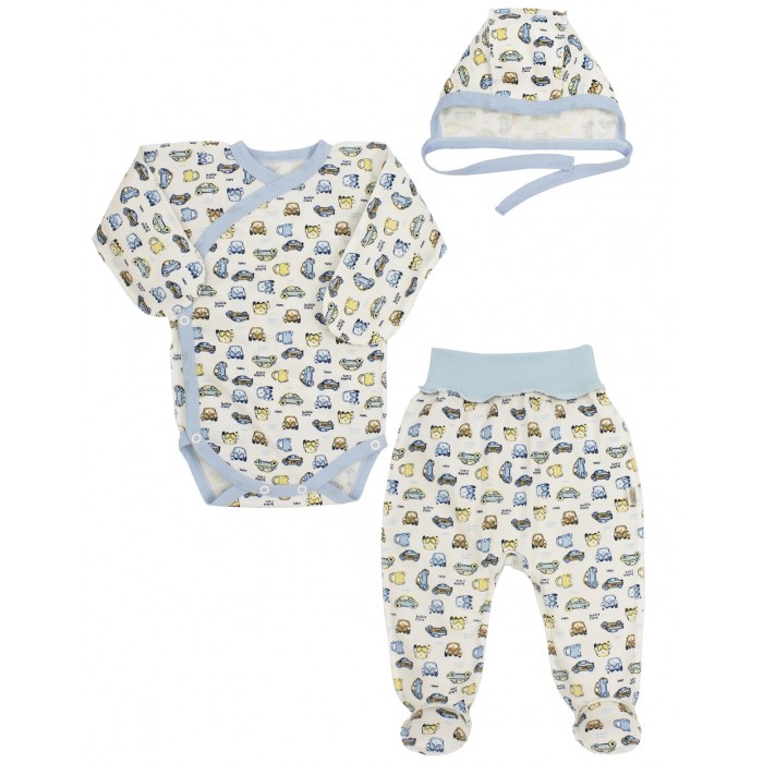 Комплекты детской одежды Наша Мама Комплект для малыша 6021 (3 предмета) комплекты детской одежды carter s комплект динозавр 2 предмета