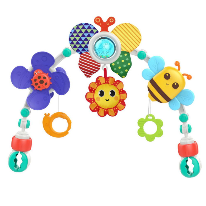 игрушки на дугах жирафики дуга с подвесками забава Игрушки на дугах Huanger Дуга на коляску Пчелёнок