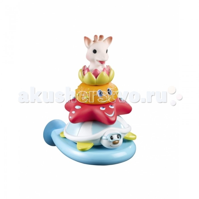 

Sophie la girafe (Vulli) Игрушка для ванной Пирамидка, Игрушка для ванной Пирамидка