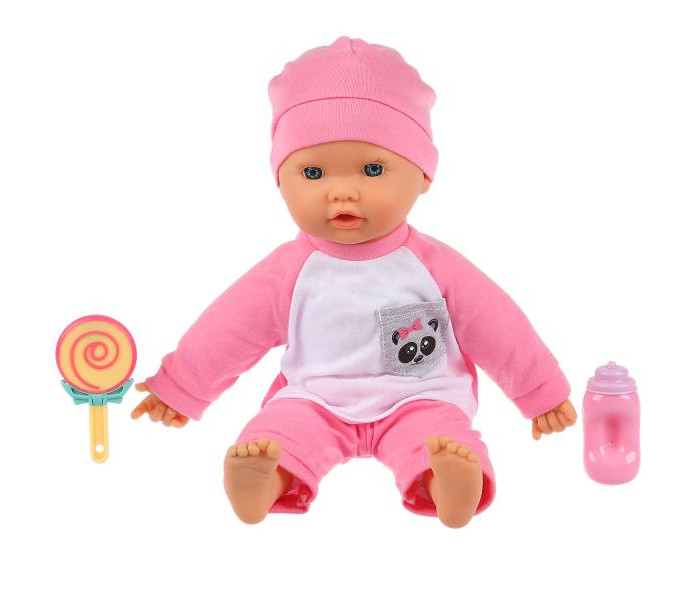 Куклы и одежда для кукол Карапуз Пупс функциональный Ариша с аксессуарами 40 см