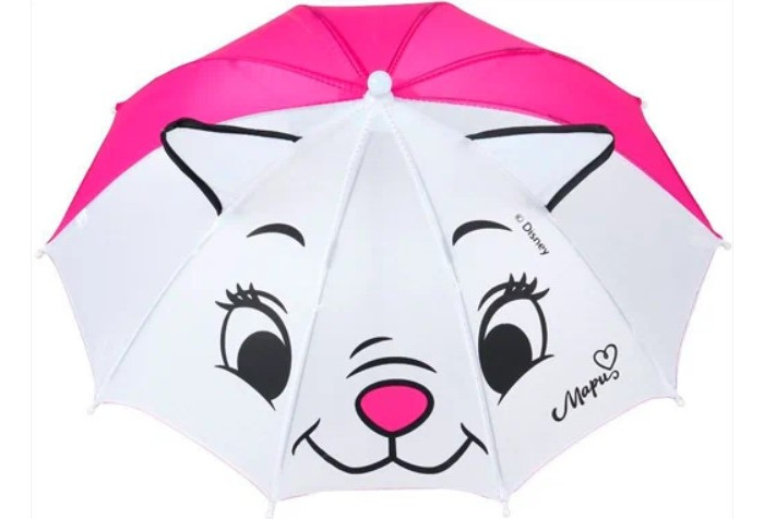 Зонт Disney детский с ушами Красавица Мари 52 см стульчик для кормления polini disney baby 470 кошка мари