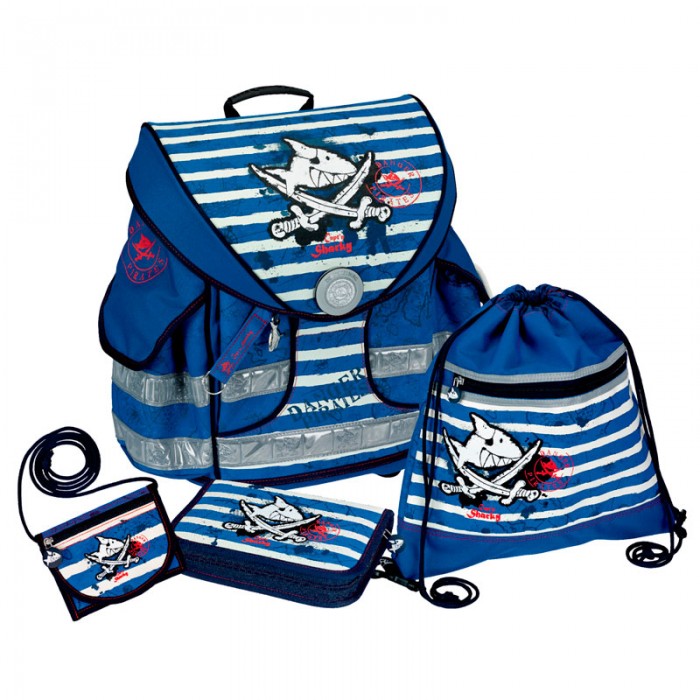 Школьные рюкзаки Spiegelburg Школьный ранец Capt'n Sharky Ergo Style plus с наполнением 10589