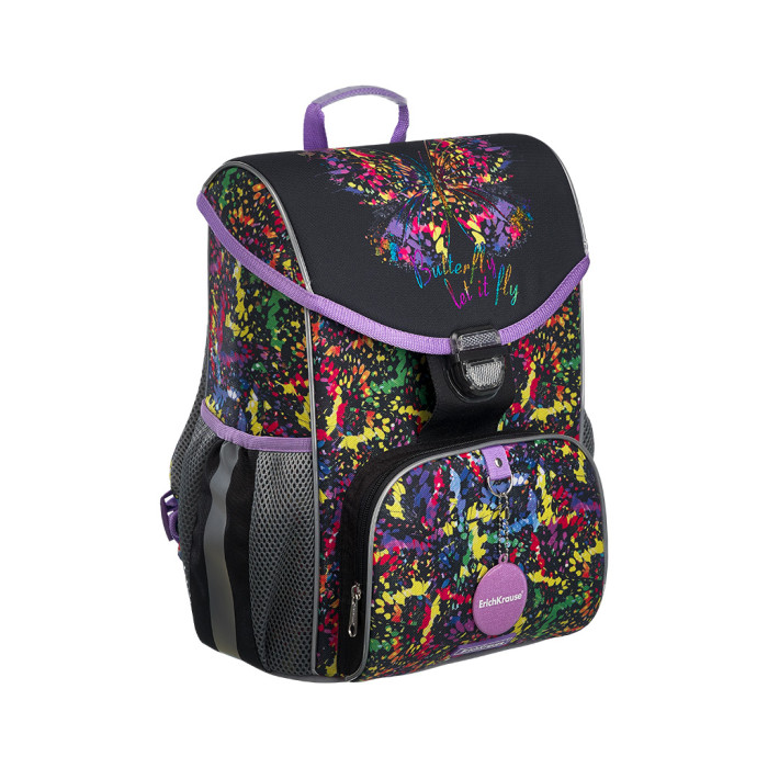

ErichKrause Ученический ранец ErgoLine Butterfly 15 л, Ученический ранец ErgoLine Butterfly 15 л