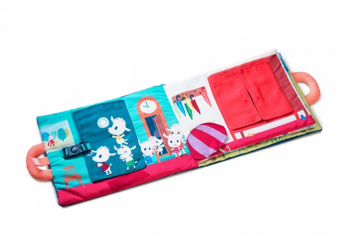 Lilliputiens Книжка мягкая Волк и семеро козлят