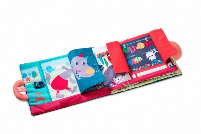 Lilliputiens Книжка мягкая Волк и семеро козлят