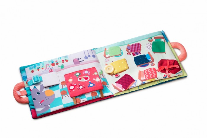 Lilliputiens Книжка мягкая Волк и семеро козлят