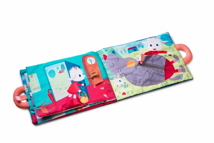 Lilliputiens Книжка мягкая Волк и семеро козлят