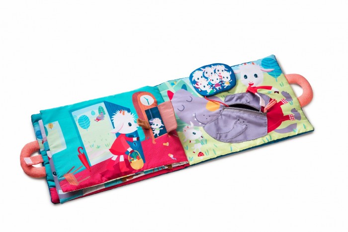 Lilliputiens Книжка мягкая Волк и семеро козлят