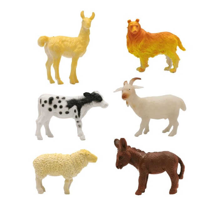 ZOOграфия Игровой набор Домашние животные с картой обитания внутри 6 шт.