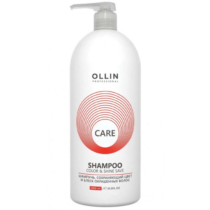Ollin Professional Care Шампунь сохраняющий цвет и блеск окрашенных волос 1000 мл