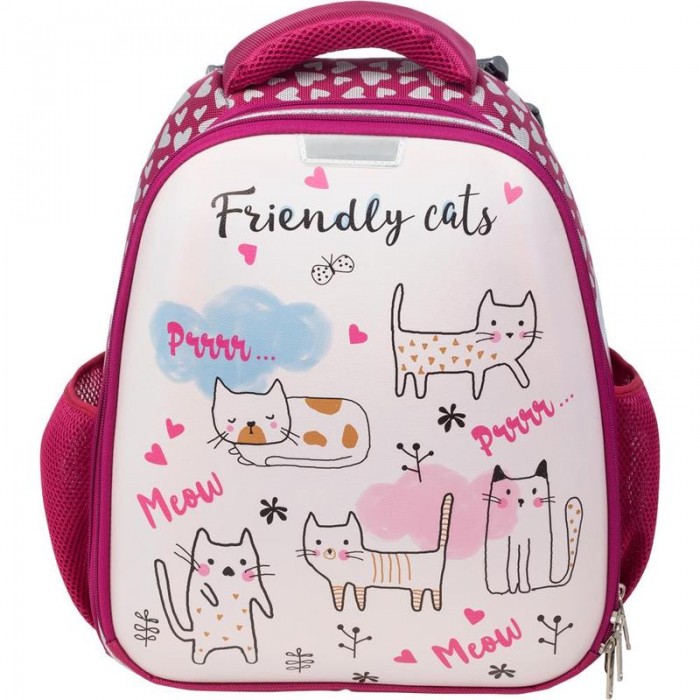 

№1 School Ранец Friendly cats (экокожа), Ранец Friendly cats (экокожа)