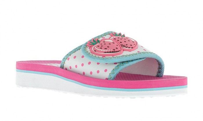 цена Пляжная обувь Kakadu Пантолеты для девочек 8161
