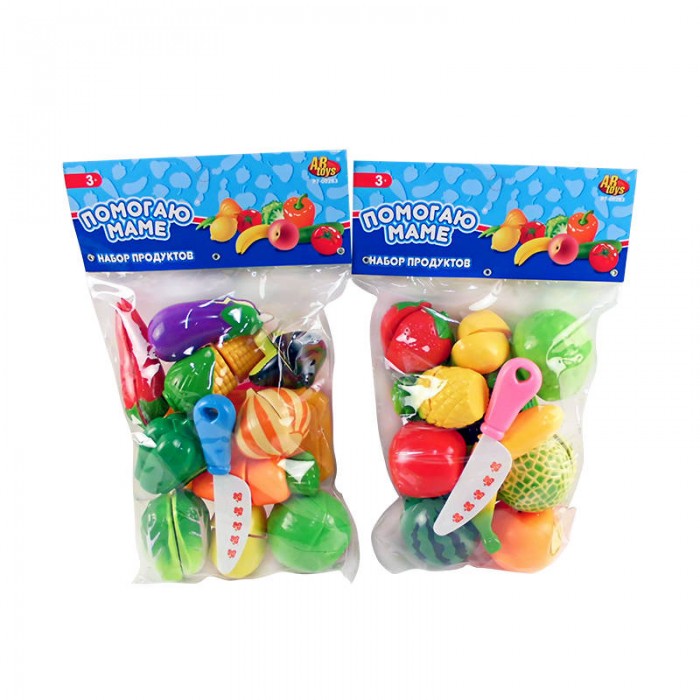  ABtoys Помогаю Маме Набор продуктов для резки 23 предмета