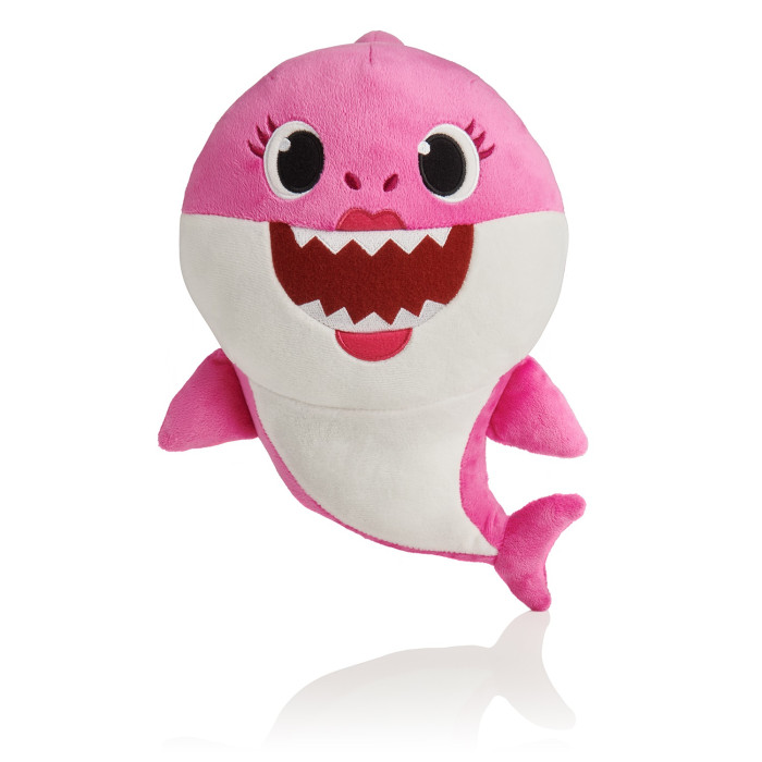 Мягкие игрушки Baby Shark музыкальная плюшевая Мама Акуленок мягкая музыкальная перчаточная игрушка wow wee акуленок baby shark 61081